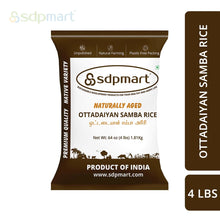 Load image into Gallery viewer, SDPMart Premium Ottadaiyan Samba Rice - 4 lbs
