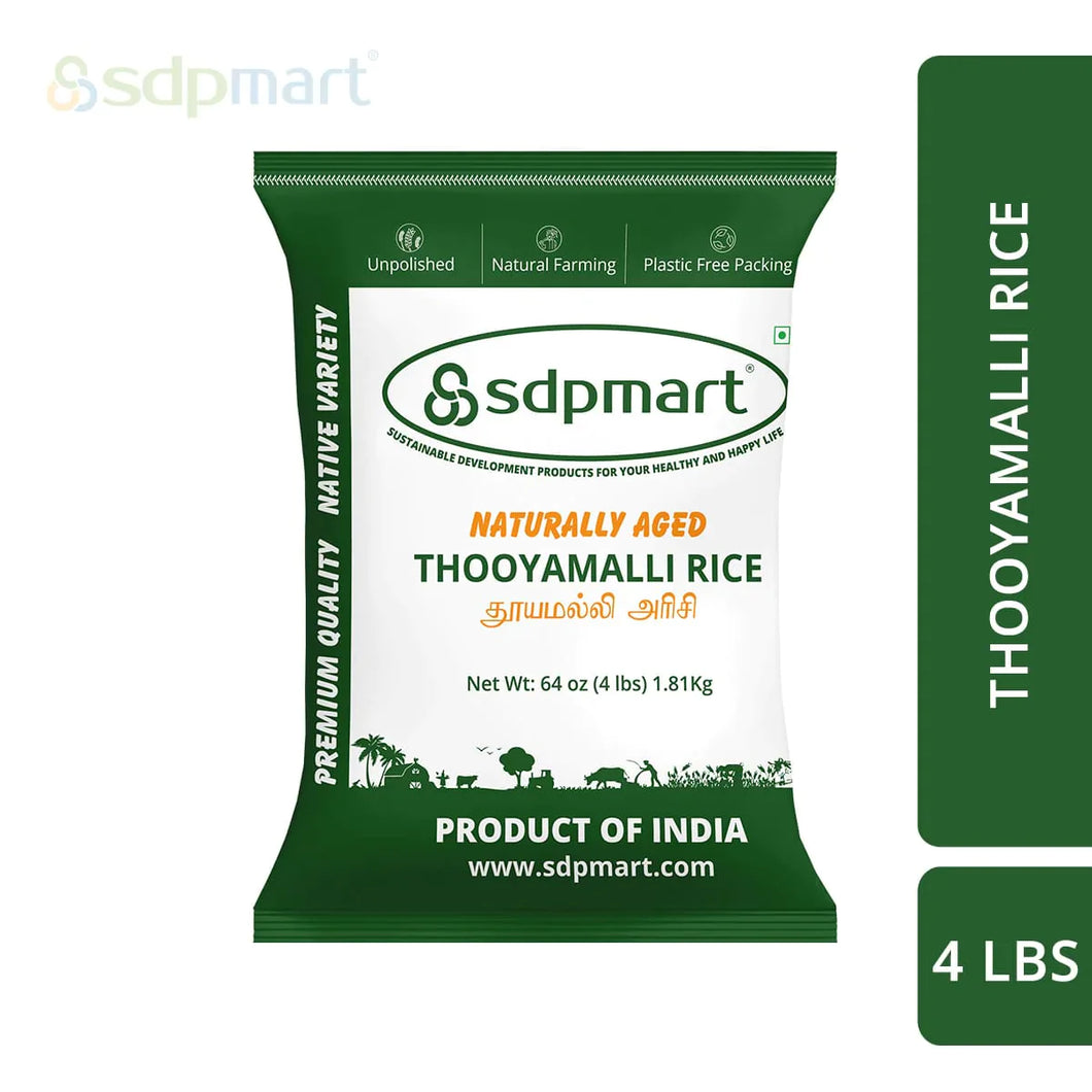 SDPMart Premium Thooyamalli Rice - 4 lbs